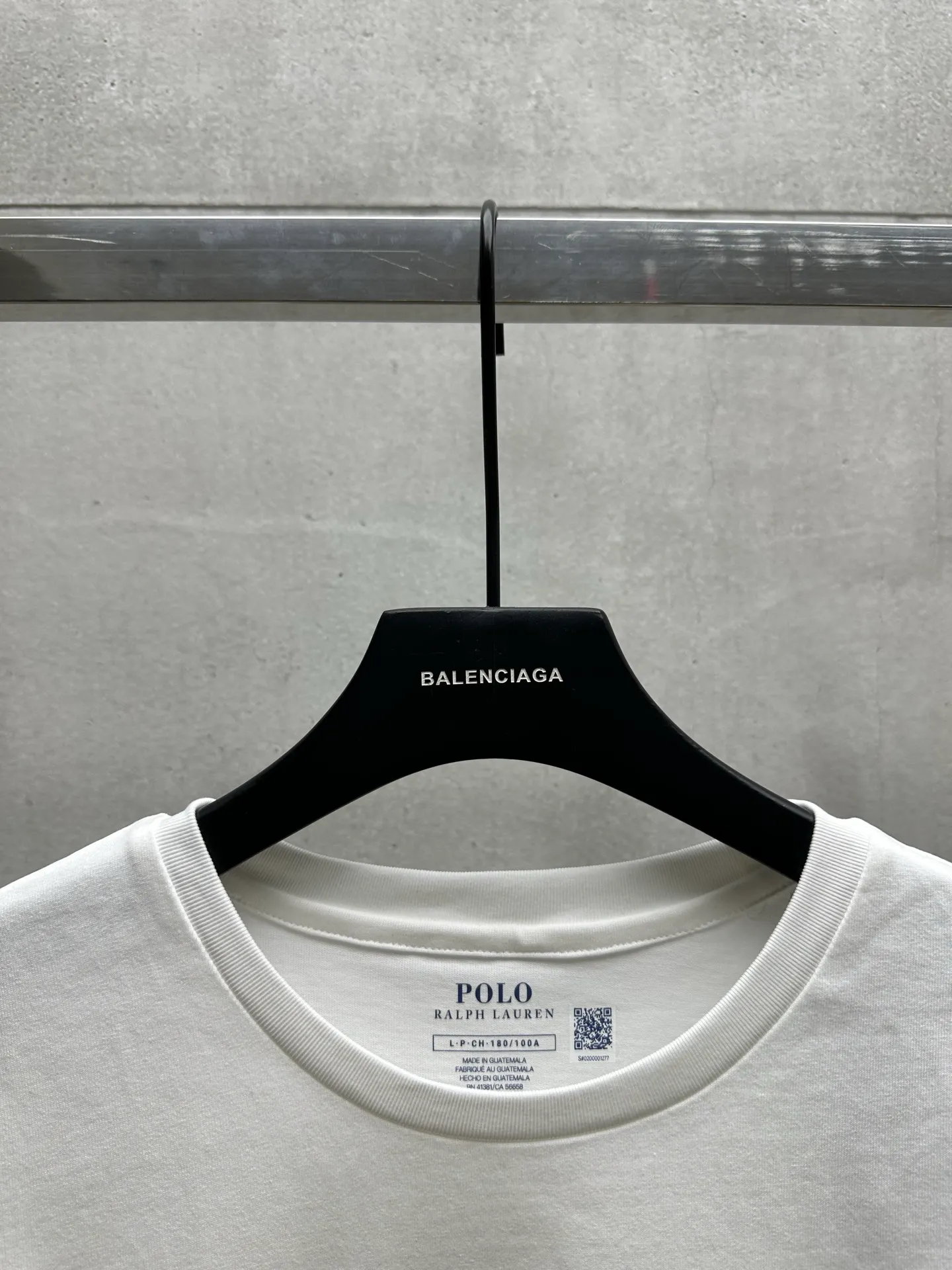 P130 #012 Ralph lauren series uses 260G high-definition fabrics, Behringer 1000-needle embroidery restores ZP, complete three-label accessories, color: white, black, size: S M L XL